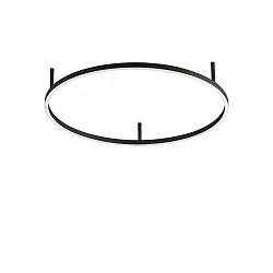 LED Deckenleuchte ORACLE SLIM D070 ON-OFF, 37W, 3000K, 4250lm, IP20, schwarz
