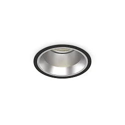 LED Deckeneinbauleuchte OFF, rund, Ø 110 mm, 15W, 4000K, 1600 lm, IP20, schwarz