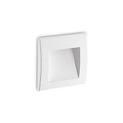 Outdoor LED Wand-Einbauleuchte WIRE FI D9, IP65, 9 x 9cm, 230V AC, 1.5W 3000K 60lm, CRi >90, asymmetrisch, schaltbar