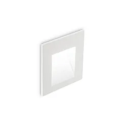 Outdoor LED Wand-Einbauleuchte BIT FI ASYM , IP65 IK06, 350mA (exkl. BG), 2W 3000K 120lm 100°/66°, CRi >90, dimmbar, weiß