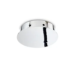 canopy MAGNETICO 8 LUCI round, 8-fold, chrome, polished aluminium