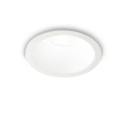 ceiling recessed luminaire GAME TRIM ROUND 120MM round, UGR < 19, switchable IP40/IP20, white matt 