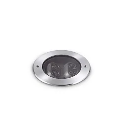 LED Boden-Einbauleuchte TAURUS PT D13 ACCENT ROUND, IP67 IK09, 13.5cm, 11W 3000K 790lm 28°, CRi >90, begehbar, schwenkbar