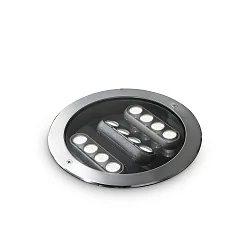 LED Boden-Einbauleuchte TAURUS PT D21 ACCENT ROUND, IP67 IK09, 21cm, 20W 3000K 1660lm 28°, CRi >90, begehbar, schwenkbar