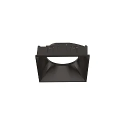 Reflektor BENTO, quadratisch, 63 mm, schwarz