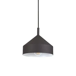 pendant luminaire YURTA adjustable E27 IP20, black