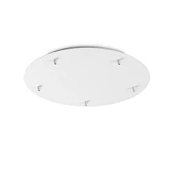 Baldachin, rund, Ø 46cm, 5-fach, weiß