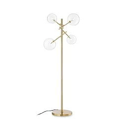 floor lamp EQUINOXE PT4 4 flames G4 IP20, brass
