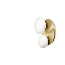 ceiling luminaire NINFEA PL2 2 flames GX53 IP20, brass
