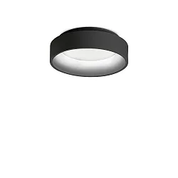 LED Deckenleuchte ZIGGY PL D30, Ø 27,7 cm, IP20, 22W, 3000K, 2300lm, schwarz