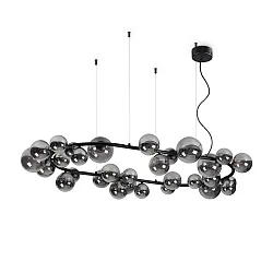 Pendelleuchte PERLAGE SP30, 30xG9, schwarz