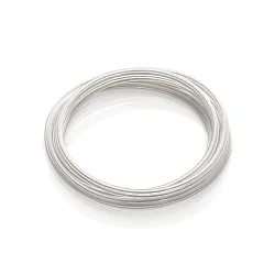 Kabel, gerade, Ø 5mm, 10 Meter, ummantelt, PVC transparent (CAVO TRASPARENTE)