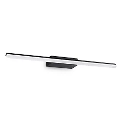 LED Wand-/Spiegelleuchte RIFLESSO, 62cm, 17W, 3000K, 1800lm, CRI>80, IP44, schwarz