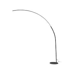 LED Stehleuchte COMET, 210cm, 30W, 3000K, 2850lm, CRI>90, IP20, integr. Touch-Dimmer, schwarz