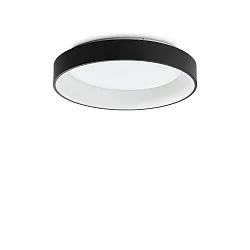 LED Deckenleuchte ZIGGY PL D60, Ø 59,5 cm, IP20, 42W, 3000K, 5500lm, schwarz