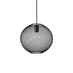 pendant luminaire NET 2 E27 IP20, black dimmable