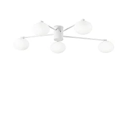 Deckenleuchte HERMES, 3-flammig, Ø 60cm, G9, 3x 28W (inkl.), IP20, weiß