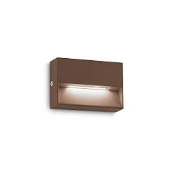 outdoor wall luminaire DEDRA IP65, coffee brown 