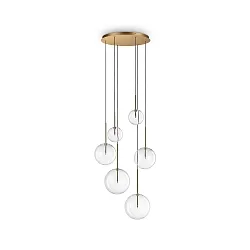 pendant luminaire EQUINOXE G4 IP20, brass 