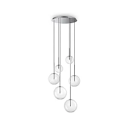 pendant luminaire EQUINOXE G4 IP20, chrome 