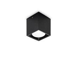 LED Aufbau-Downlight NITRO D04 SQUARE DOB, IP20, CRi >90, dimmbar, starr, 5W 3000K 310lm 40°, schwarz