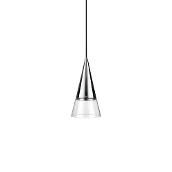 pendant luminaire CONO SP1 1 flame, conical GU10 IP20, chrome 