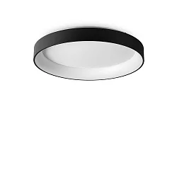 LED Deckenleuchte ZIGGY, Ø 80cm, 150°, 62W, 3000K, 4320lm, CRI>80, IP20, schwarz