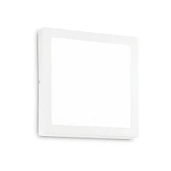 LED Deckenleuchte UNIVERSAL, eckig, 40cm, 110°, 36W, 4000K, 4300lm, CRI>80, IP20, weiß