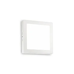 LED Deckenleuchte UNIVERSAL, eckig, 22cm, 110°, 19W, 4000K, 1950lm, CRI>80, IP20, weiß