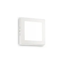 LED Deckenleuchte UNIVERSAL, eckig, 17cm, 110°, 13,5W, 4000K, 1250lm, CRI>80, IP20, weiß