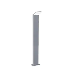 LED Outdoor Pollerleuchte STYLE, 100cm, 120°, 9W, 4000K, 1100lm, CRI>80, IP54, grau