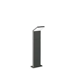 LED Outdoor Pollerleuchte STYLE, 50cm, 120°, 9W, 3000K, 1050lm, CRI>80, IP54, anthrazit