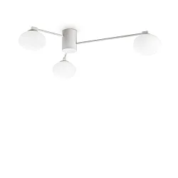 Deckenleuchte HERMES, 3-flammig, Ø 90cm, G9, 3x 28W (inkl.), IP20, weiß