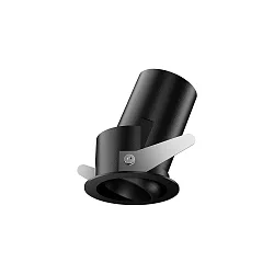 LED Deckeneinbauleuchte QUARK ADJUSTABLE, Ø 5,85cm, 25°, 9W, 3000K, 950lm, IP20, schwarz