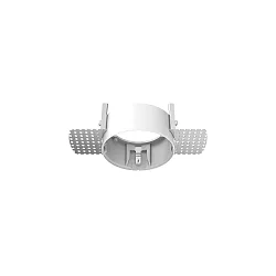 Einbaugehäuse für ZEUS ø 6,6 cm, 13W, ohne Rahmen, rund, weiß