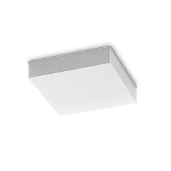 LED Outdoor-Deckenleuchte SNOW, 25x25cm, 18W, 3000K, 1900lm, IP65, weiß