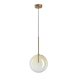 LED Pendelleuchte EQUINOXE D25, 1-flammig, 1xG4, 2W, 3000K, 200lm, IP20, bernstein/nuanciert