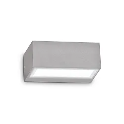 outdoor wall luminaire TWIN UP/DOWN G9 IP44, grey dimmable