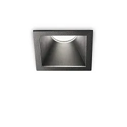 Outdoor LED Einbauleuchte GAME TRIM SQUARE, IP65, 8.4x8.4cm, 11W 3000K 660lm 36°, CRi >90, UGR <19, on-off, schwarz