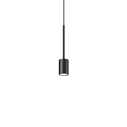 pendant luminaire ARCHIMEDE cylindrical IP20, black 