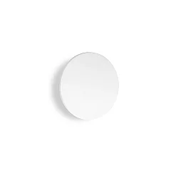 outdoor wall luminaire PUNTO AP D30 round, indirect, switchable IP54, white matt 