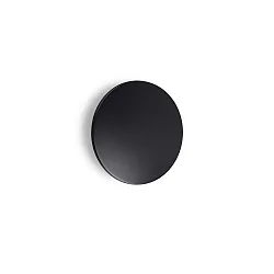 outdoor wall luminaire PUNTO AP D30 round, indirect, switchable IP54, black matt 