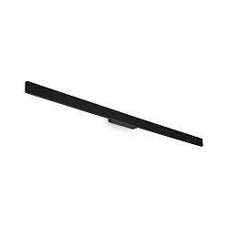 LED Outdoor Wandleuchte LINEA, 144cm, 23W, 3000K, 2600lm, CRI>90, IP54, schwarz