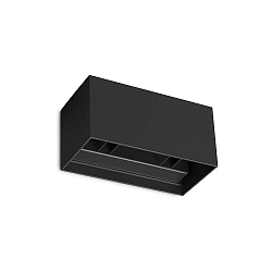 outdoor wall luminaire ATOM UP/DOWN 20CM up / down, square, adjustable IP54, black 