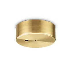 canopy MAGNETICO ROUND 1-fold, round, asymmetrical, brass, burnished