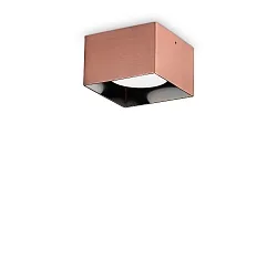 Deckenleuchte SPIKE, IP20, eckig, 10 x 10cm, inkl. GX53 LED 9W 3000K 910lm 110°, on-off (max. 15W), kupfer