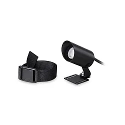 LED Outdoor-Strahler KOALA, mit Band, 35°, 3W, 3000K, 300lm, IP65, schwarz
