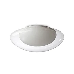 LED Deckenleuchte SQUISH D64, 136°, 30W, 3000K, 3350lm, IP20, transparent 