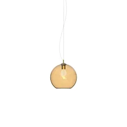 Pendelleuchte NEMO D20, 1xE27, IP20, Glas/amber