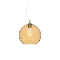 Pendelleuchte NEMO D40, 1xE27, IP20, Glas/amber
